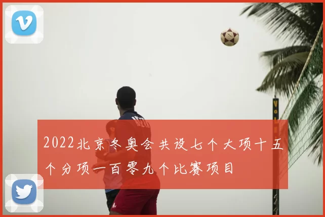 2022北京冬奥会共设七个大项十五个分项一百零九个比赛项目